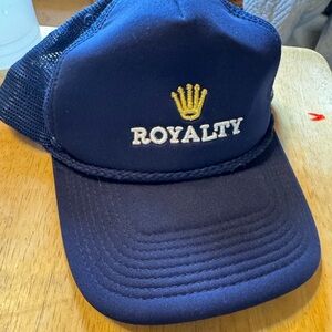Navy Blue Trucker Hat “ROYALTY”